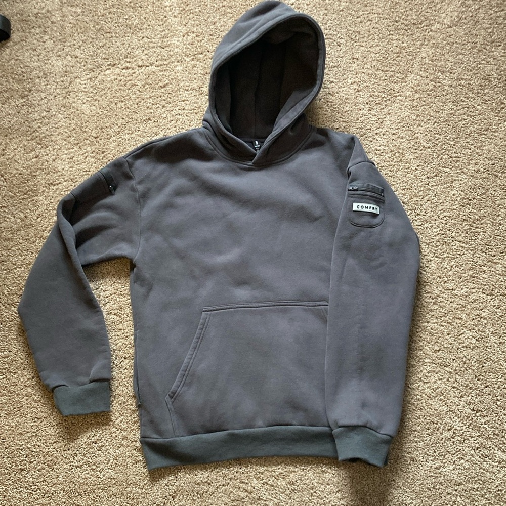 Gray Comfrt Travel Hoodie